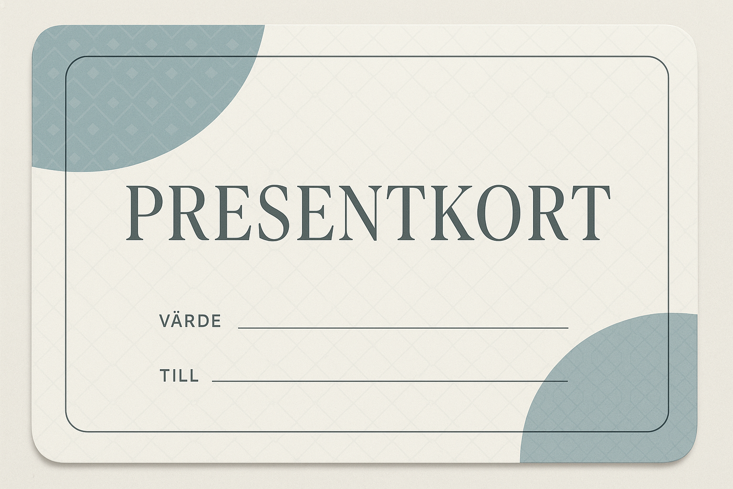 Presentkort