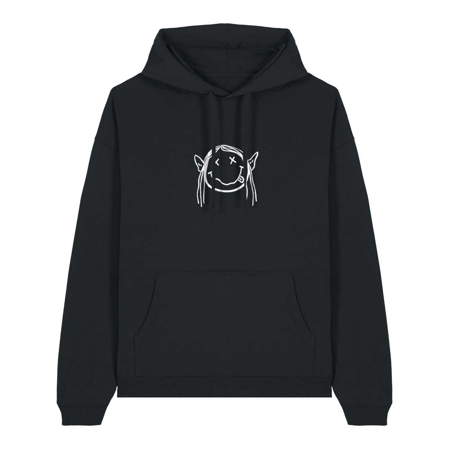 Hoodie Smiley Öron